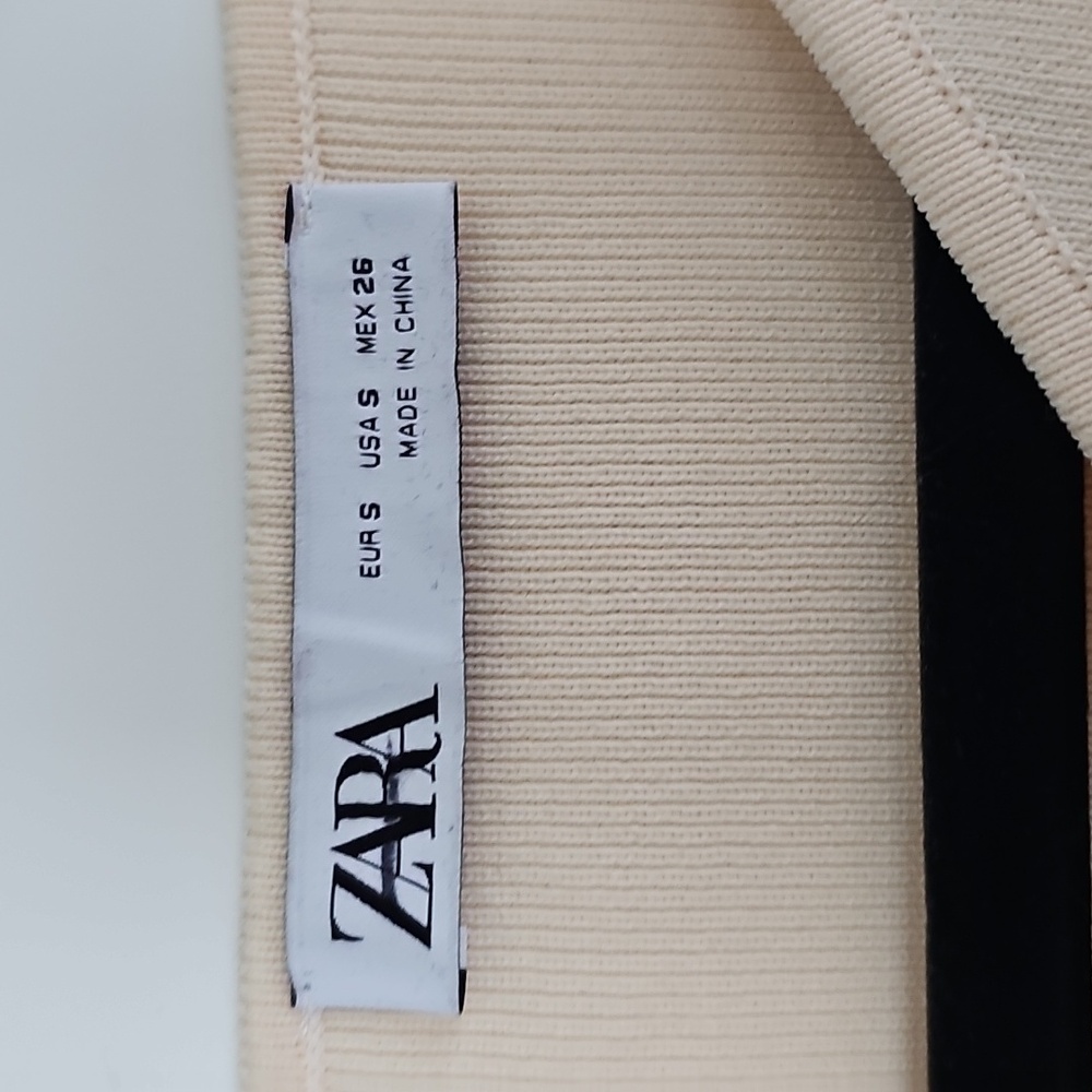 Zara Asymmetrical Sweater Dress Size Small - Picture 5 of 5